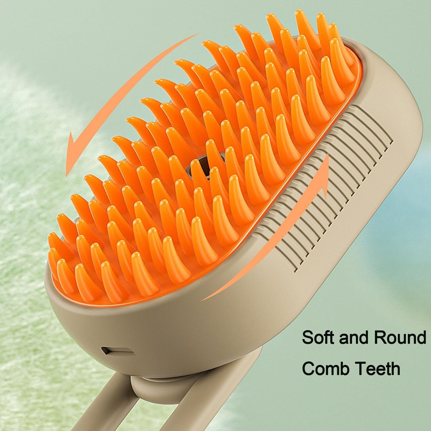 Cat Steam Brush, Cat Hair Brush with Water Misting, Pet Steamy Shedding Brush, Cat Brushes for Long Haired Cats Massager with 360° Foldable Handle for Indoor Small, Medium, Large Dogs and Cats , Pet Brush for Removing Tangled and Loose Hair